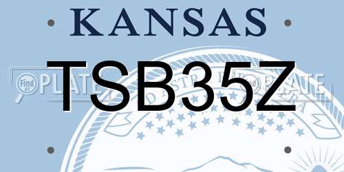 TSB35Z Kansas License Plate
