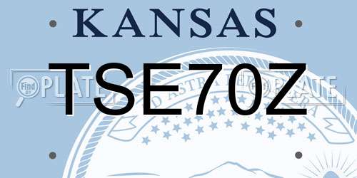 TSE70Z Kansas License Plate