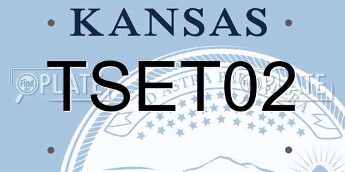TSET02 Kansas License Plate