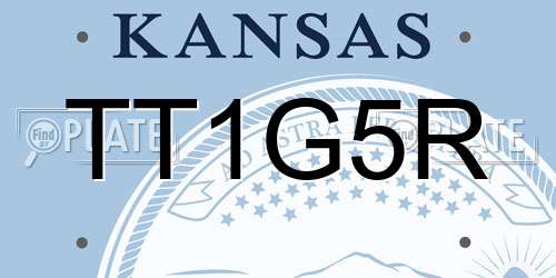 TT1G5R Kansas License Plate