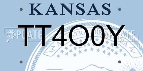 TT4O0Y Kansas License Plate