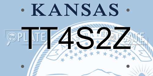 TT4S2Z Kansas License Plate