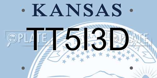 TT5I3D Kansas License Plate