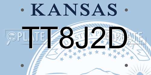 TT8J2D Kansas License Plate