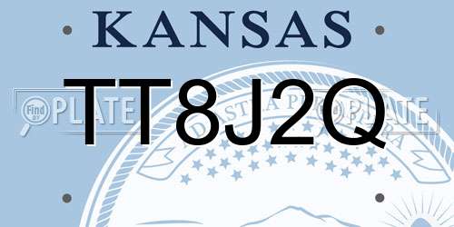 TT8J2Q Kansas License Plate