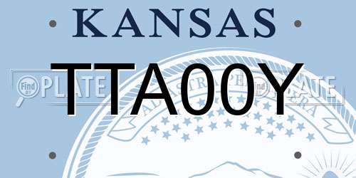 TTA00Y Kansas License Plate