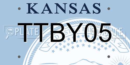 TTBY05 Kansas License Plate