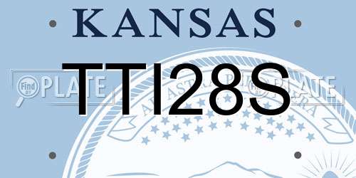 TTI28S Kansas License Plate