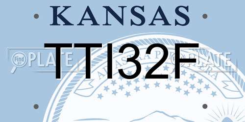 TTI32F Kansas License Plate