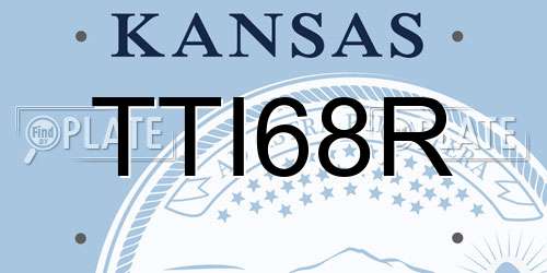 TTI68R Kansas License Plate