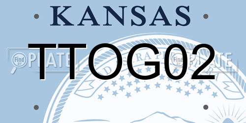 TTOG02 Kansas License Plate