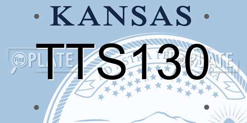 TTS130 Kansas License Plate