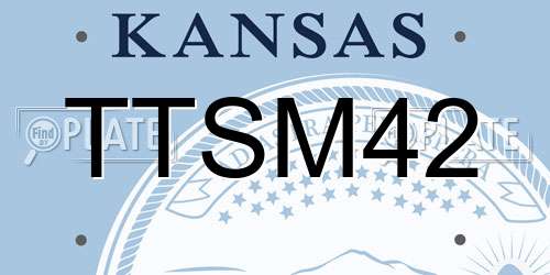 TTSM42 Kansas License Plate