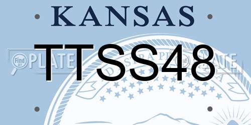 TTSS48 Kansas License Plate