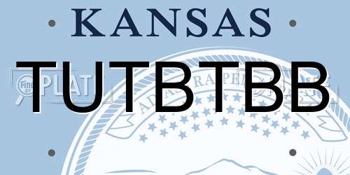 TUTBTBB Kansas License Plate