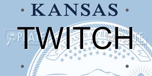 TWITCH Kansas License Plate