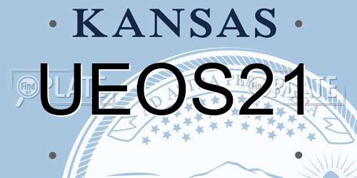 UEOS21 Kansas License Plate