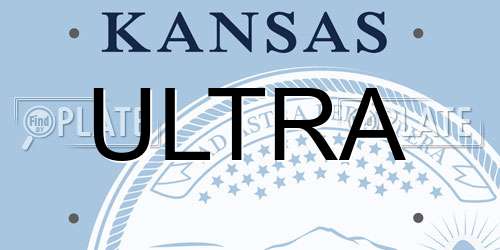ULTRA Kansas License Plate