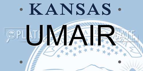UMAIR Kansas License Plate