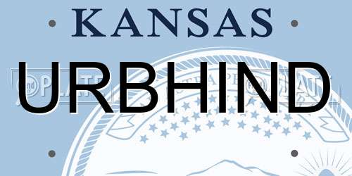 URBHIND Kansas License Plate