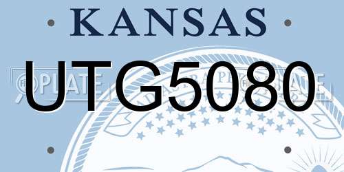 UTG5080 Kansas License Plate