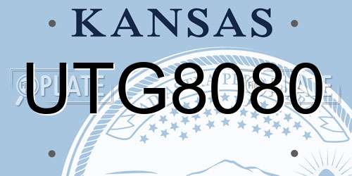 UTG8080 Kansas License Plate