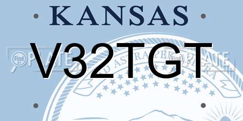 V32TGT Kansas License Plate
