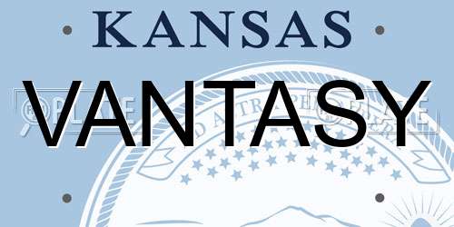 VANTASY Kansas License Plate