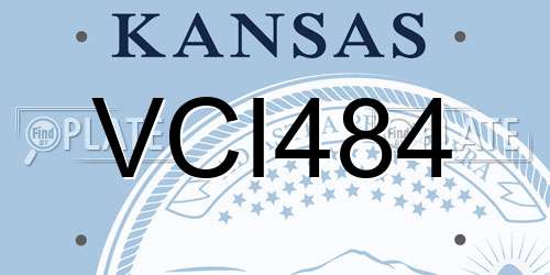 VCI484 Kansas License Plate