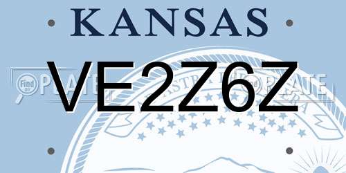 VE2Z6Z Kansas License Plate