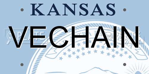 VECHAIN Kansas License Plate