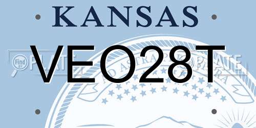 VEO28T Kansas License Plate