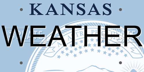 WEATHER Kansas License Plate