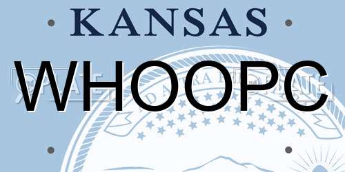 WHOOPC Kansas License Plate