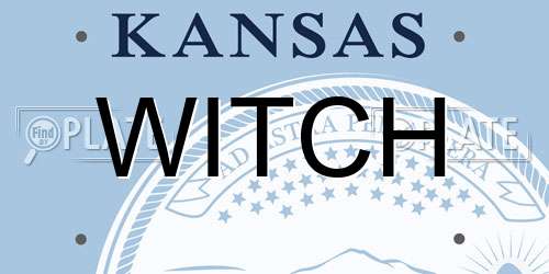WITCH Kansas License Plate