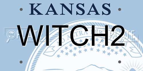 WITCH2 Kansas License Plate