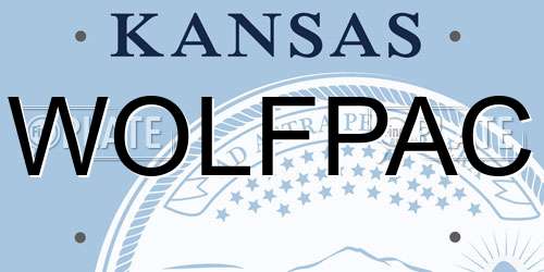 WOLFPAC Kansas License Plate