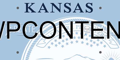 WPCONTENT Kansas License Plate