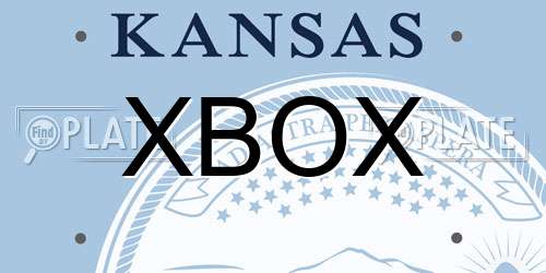 XBOX Kansas License Plate