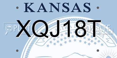 XQJ18T Kansas License Plate