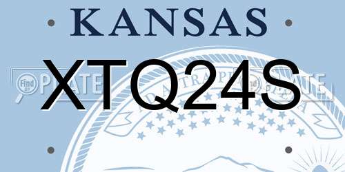 XTQ24S Kansas License Plate