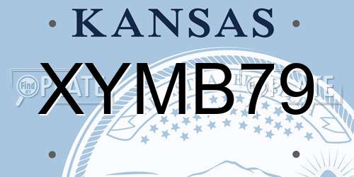 XYMB79 Kansas License Plate