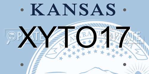 XYTO17 Kansas License Plate
