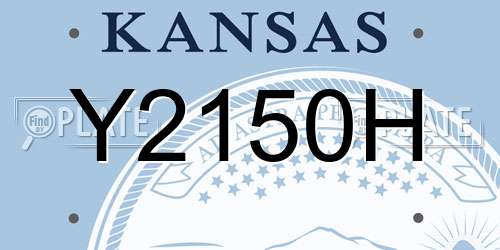 Y2150H Kansas License Plate