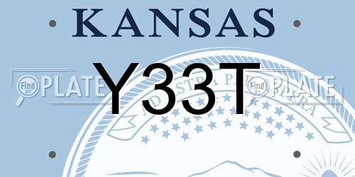 Y33T Kansas License Plate