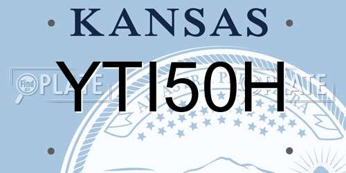 YTI50H Kansas License Plate