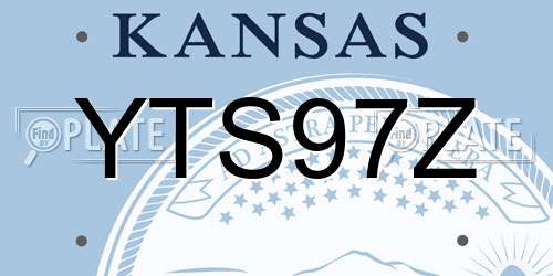 YTS97Z Kansas License Plate