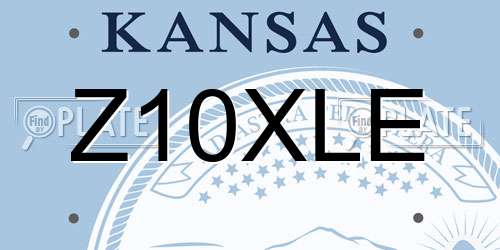 Z10XLE Kansas License Plate