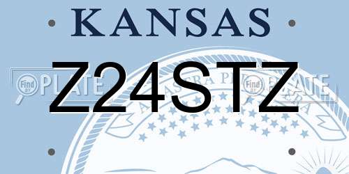 Z24STZ Kansas License Plate