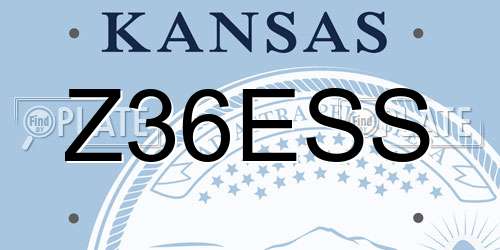 Z36ESS Kansas License Plate